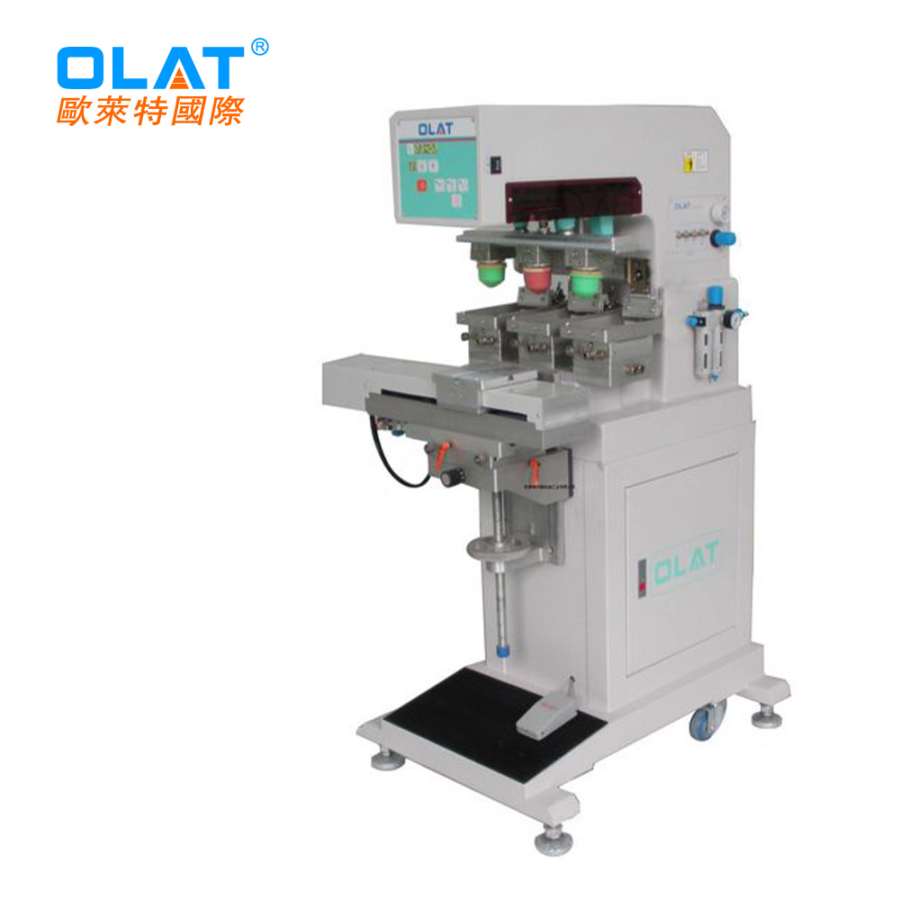 Accurate MultiColour Boot Pad Printing Machine from China manufacturer Kunshan Olat Printing
